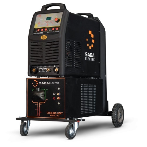 دستگاه جوش تیگ پالس دار 400 آمپر صباالکتریک مدل DIGITAL DC TIG 402 PULSED WC آبخنک